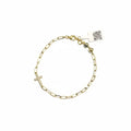 Pulsera Cruz de Oro 10K