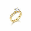 Anillo Solitario de Oro 10K