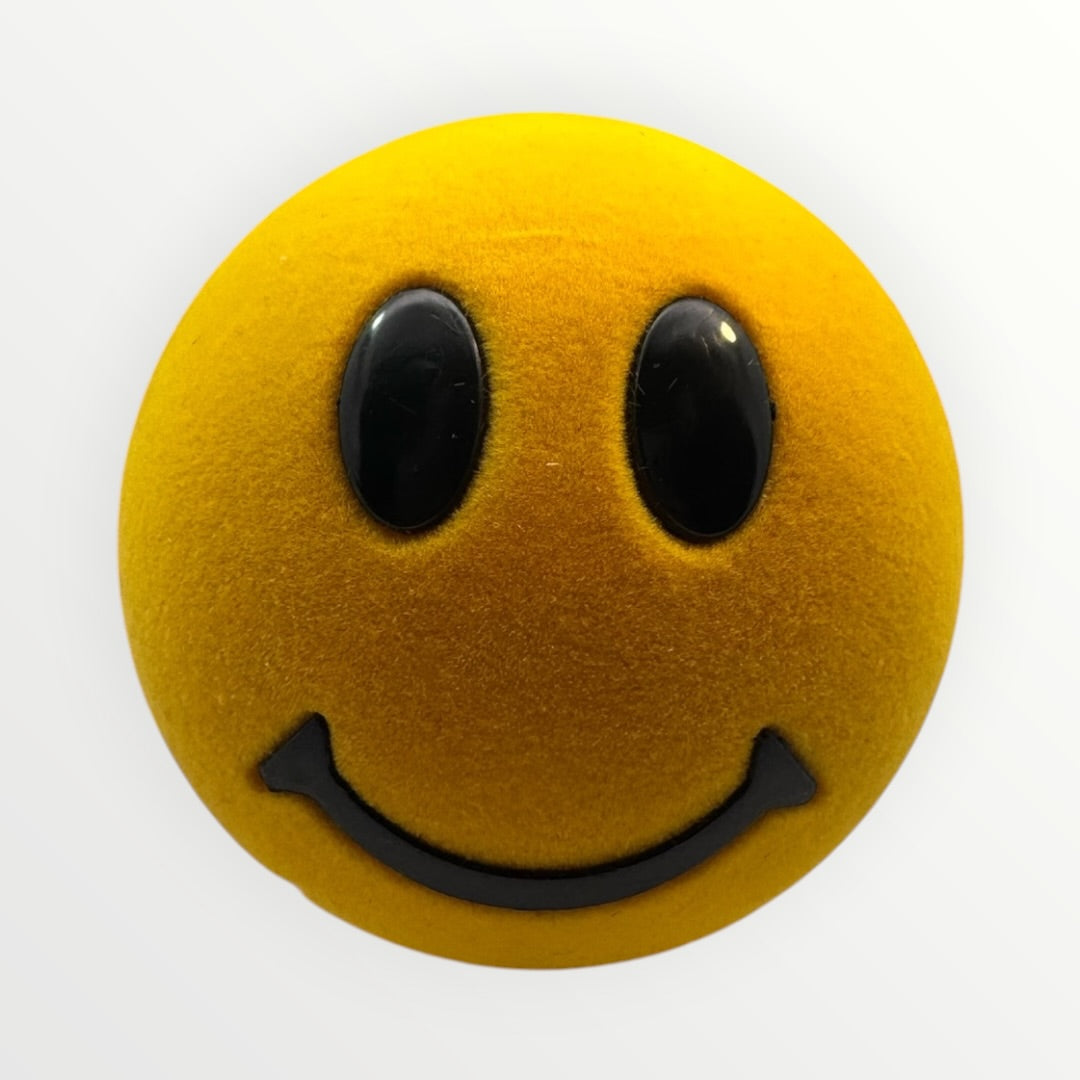 Caja de Regalo Emoji Feliz para Anillo | Estuche de Gamuza Amarillo