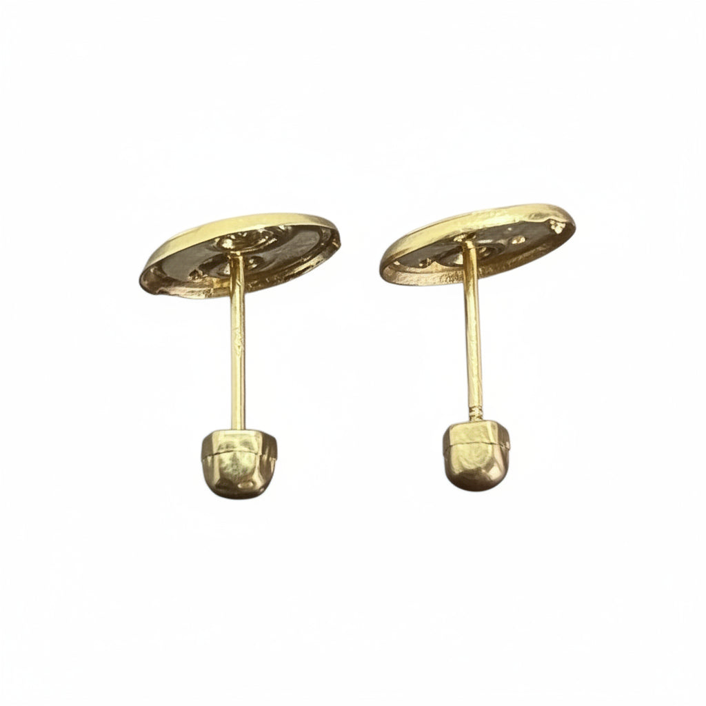 Broqueles Ying Yang Oro 10K