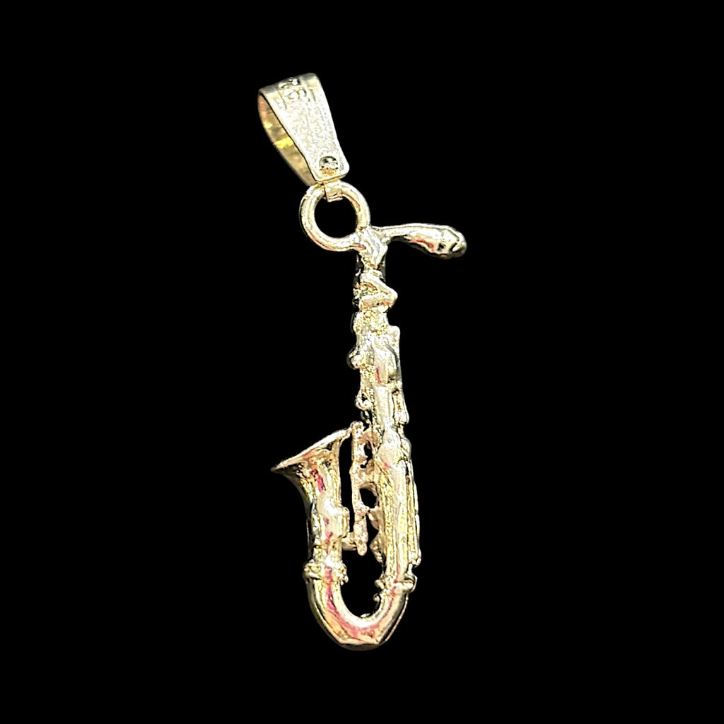 Dije Saxofón en Plata .925