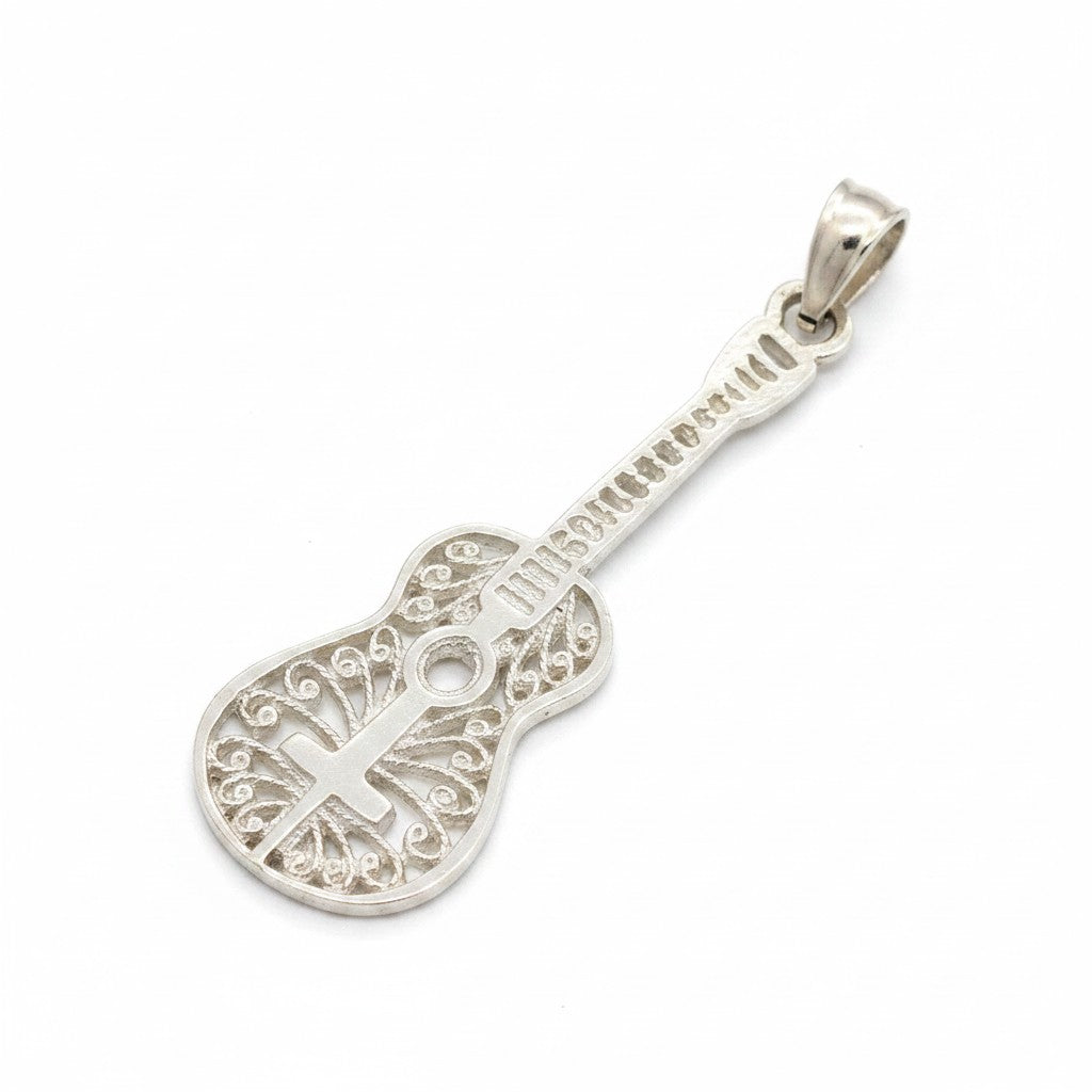 Dije Guitarra en Plata .925