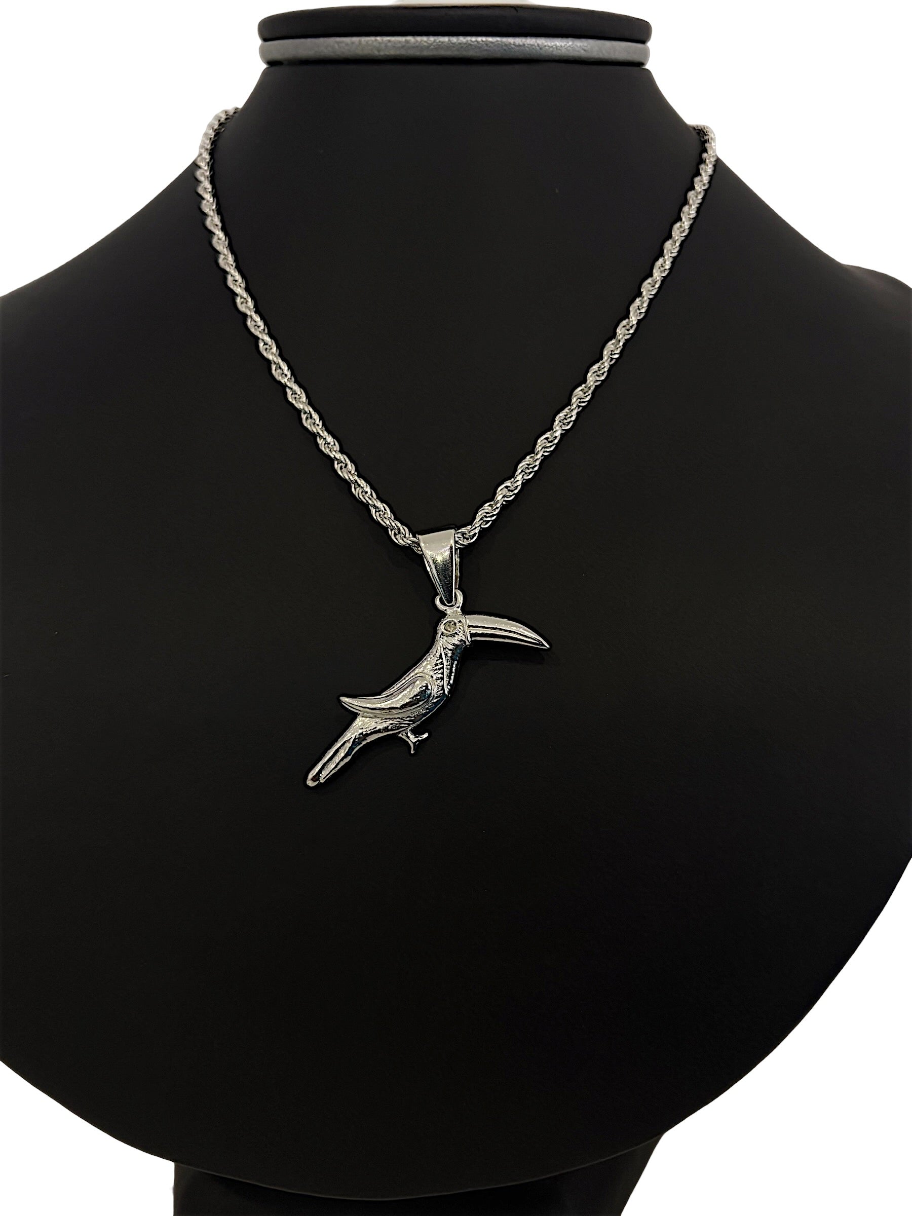 Dije Tucán en Plata .925