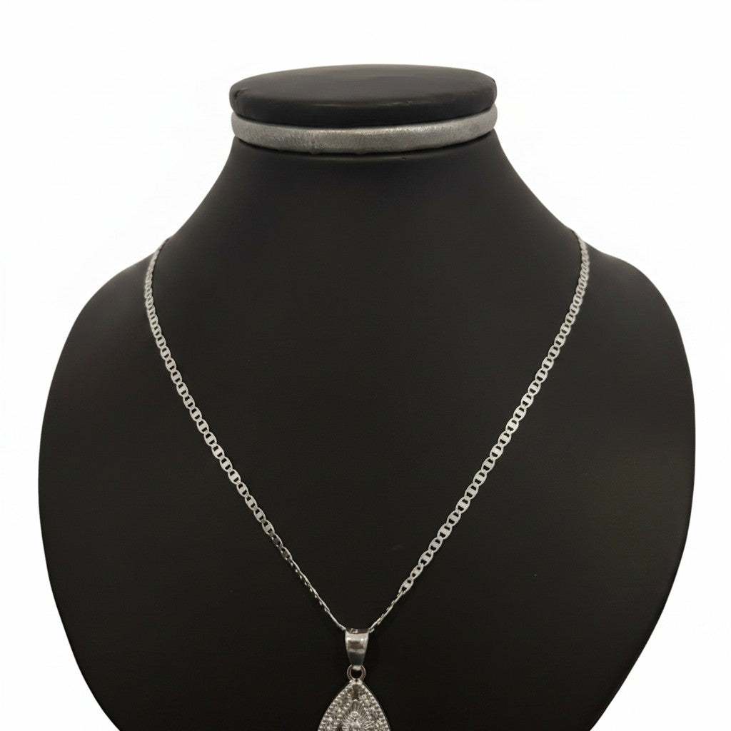 Medalla de Bautizo Virgen de Guadalupe Gota – Plata .925