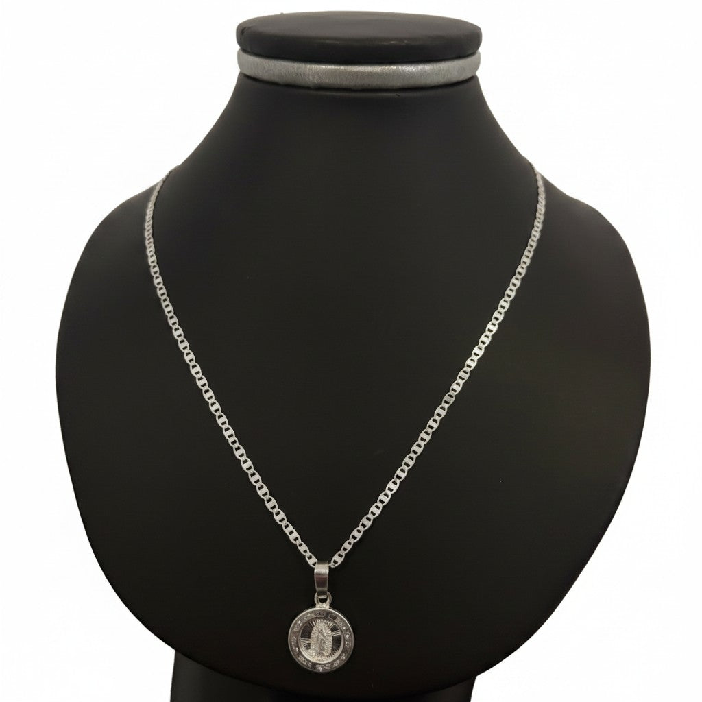 Medalla de Bautizo Virgen de Guadalupe – Plata .925