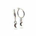 Aretes Huggie Luna Oro 10K Mini