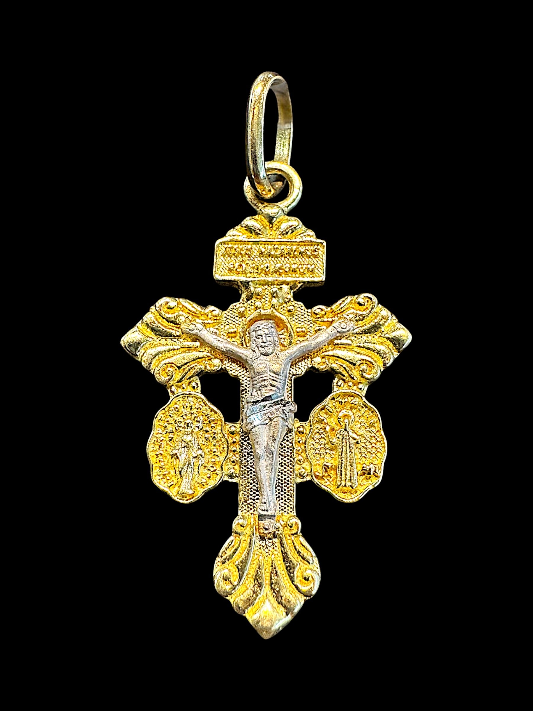 Dije Cruz del Perdón Oro 10K