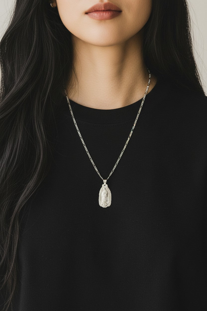 Medalla de Virgen de Guadalupe – Plata .925