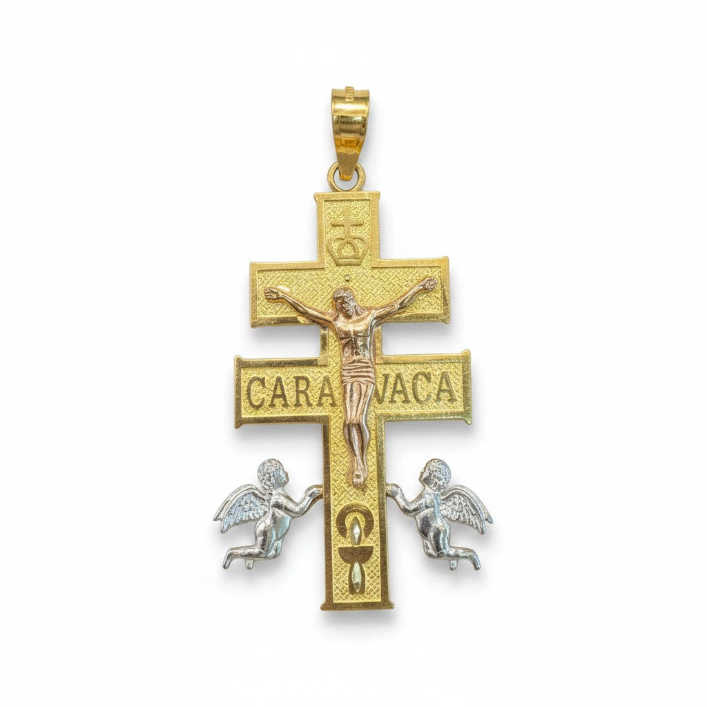 Dije Cruz de Caravaca Oro 10K