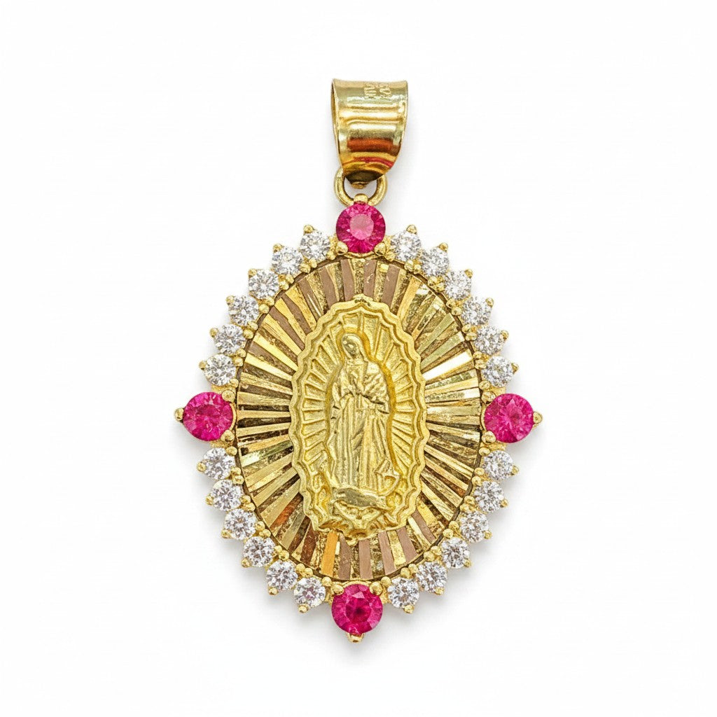 Medalla Virgen de Guadalupe Oro 10K