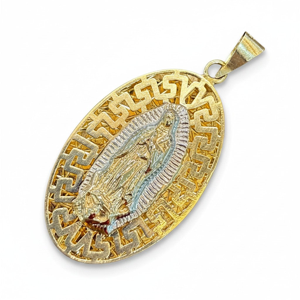 Dije Medalla Virgen de Guadalupe Oro 10K