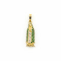 Dije Mini Virgen de Guadalupe con Zirconias – Oro 10K