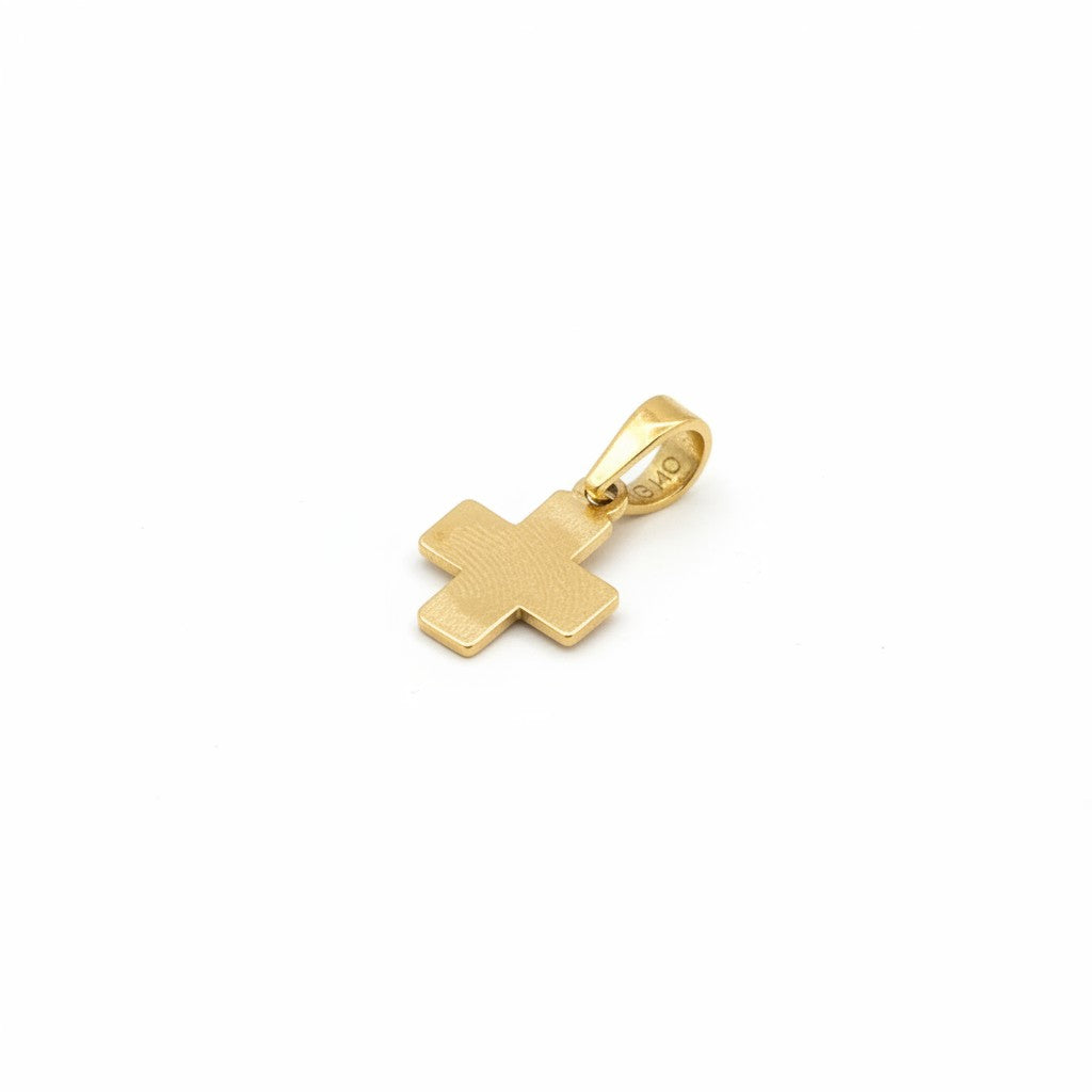 Dije Cruz Lisa – Oro 10K