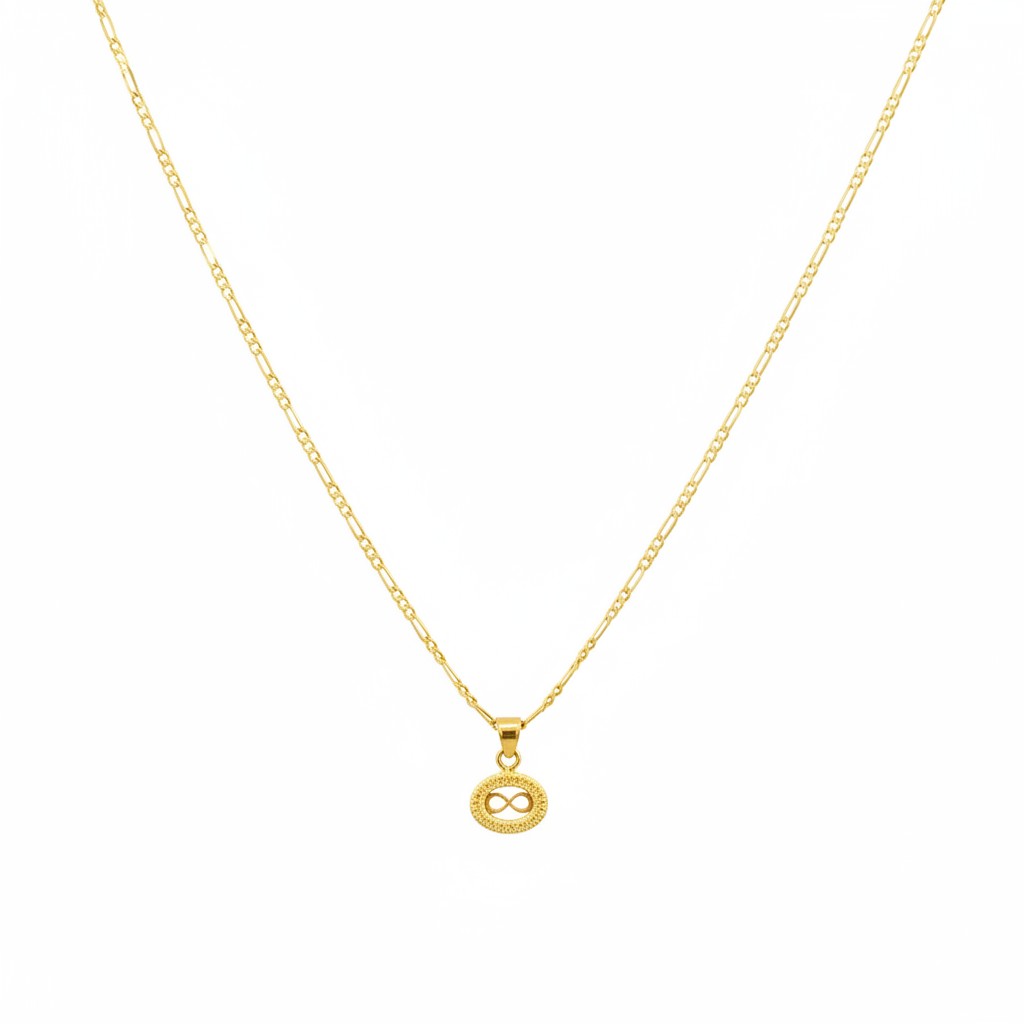 Dije Mini Infinito con Zirconias – Oro 10K
