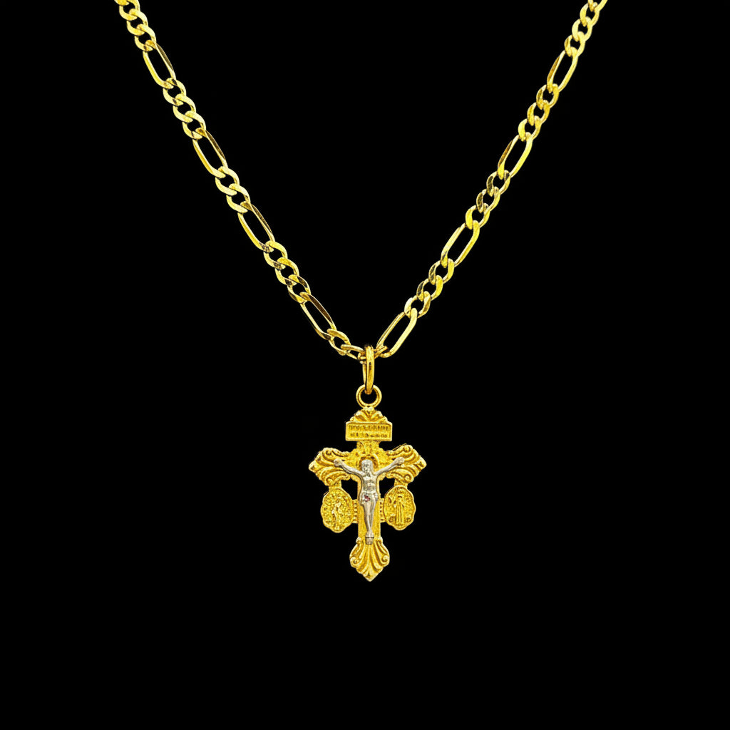 Dije Cruz del Perdón Oro 10K