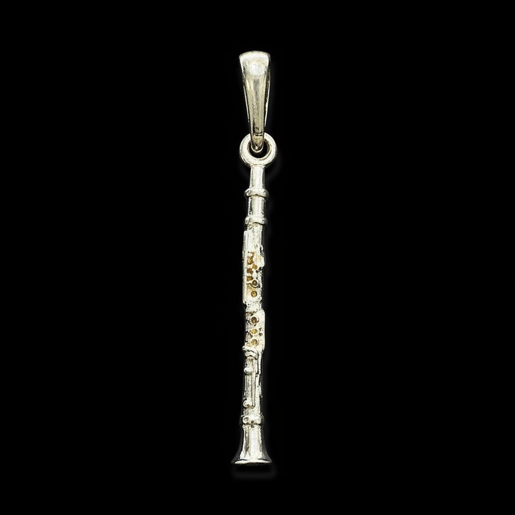 Dije Clarinete en Plata .925