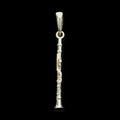 Dije Clarinete en Plata .925