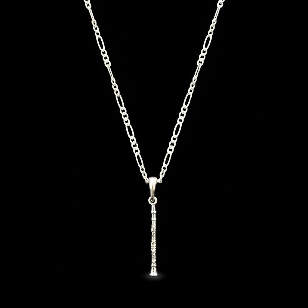 Dije Clarinete en Plata .925