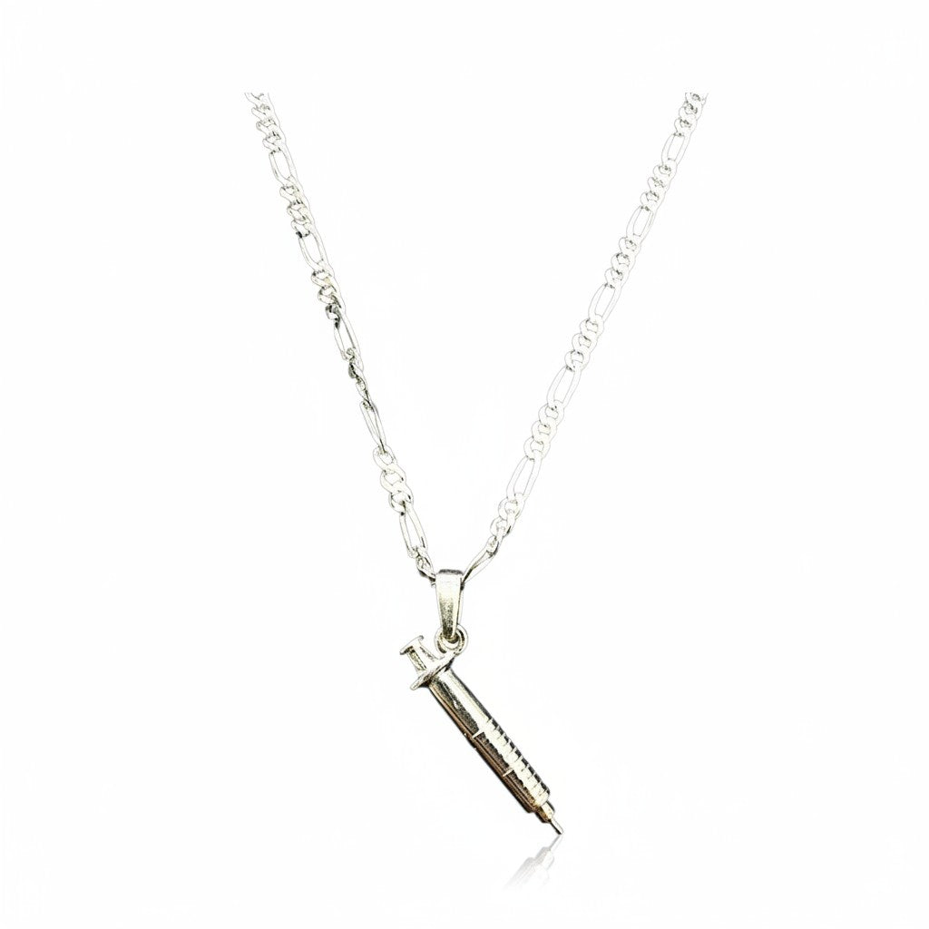 Dije Jeringa en Plata .925