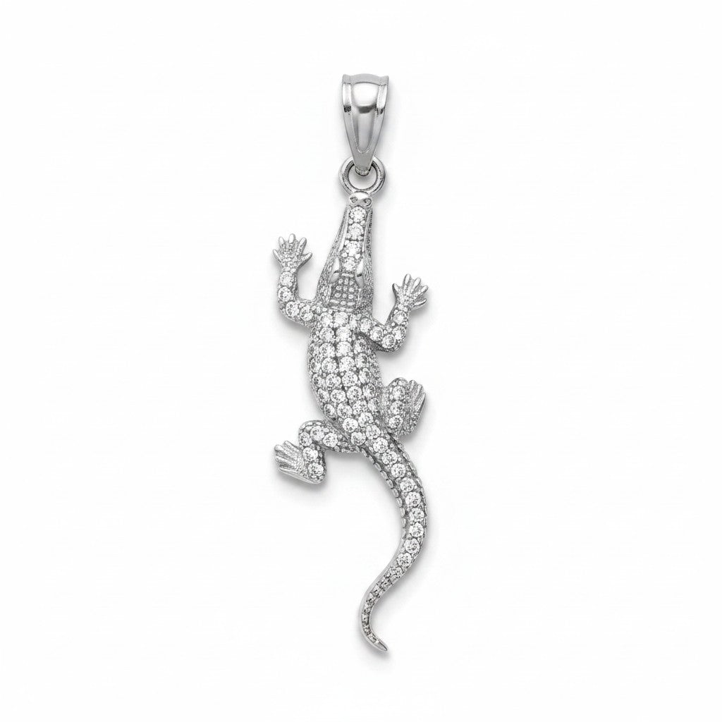 Dije Caimán en Plata .925