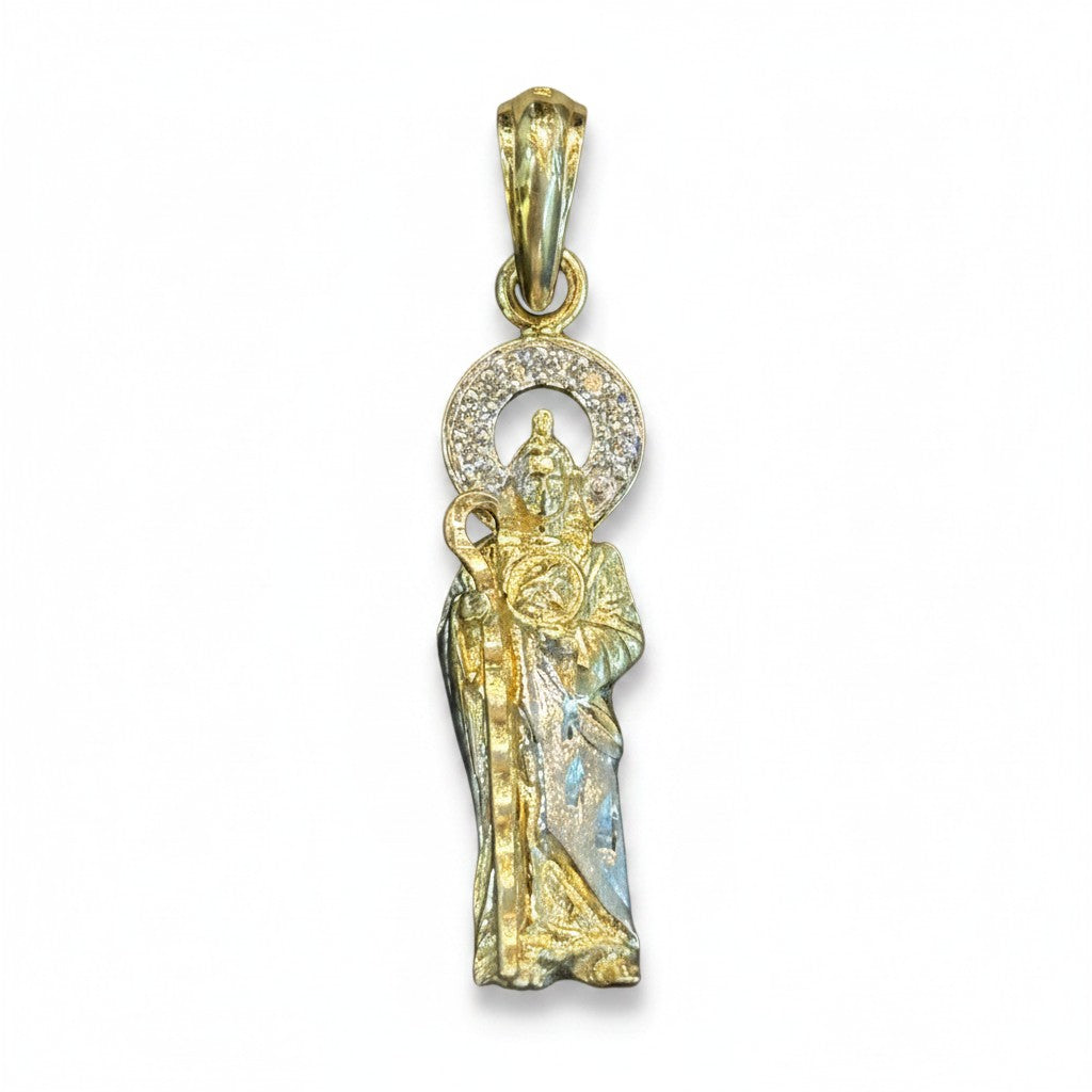 Dije San Judas Tadeo Bicolor – Oro 10K