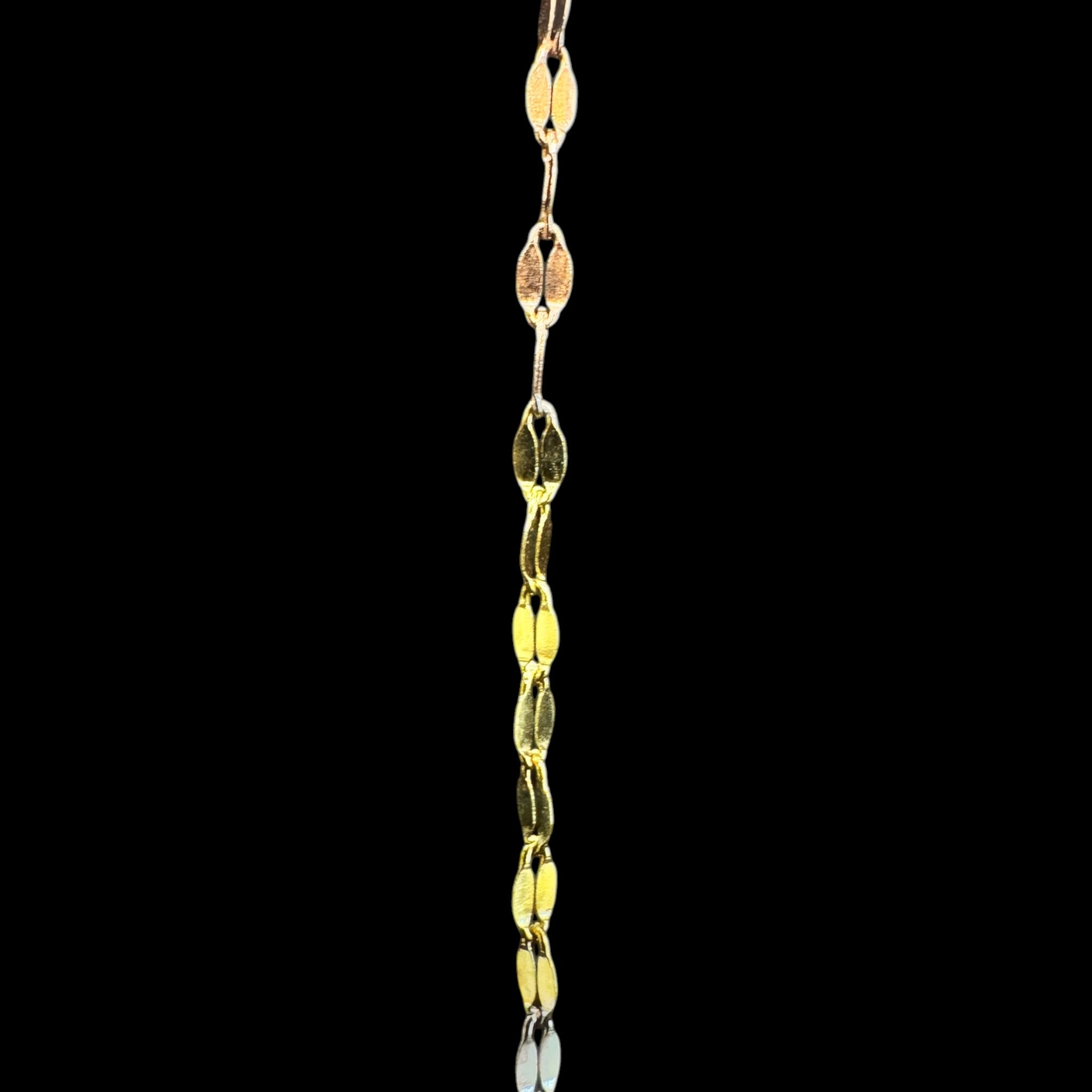 Cadena Grano de Café Florentina 1 mm 10K