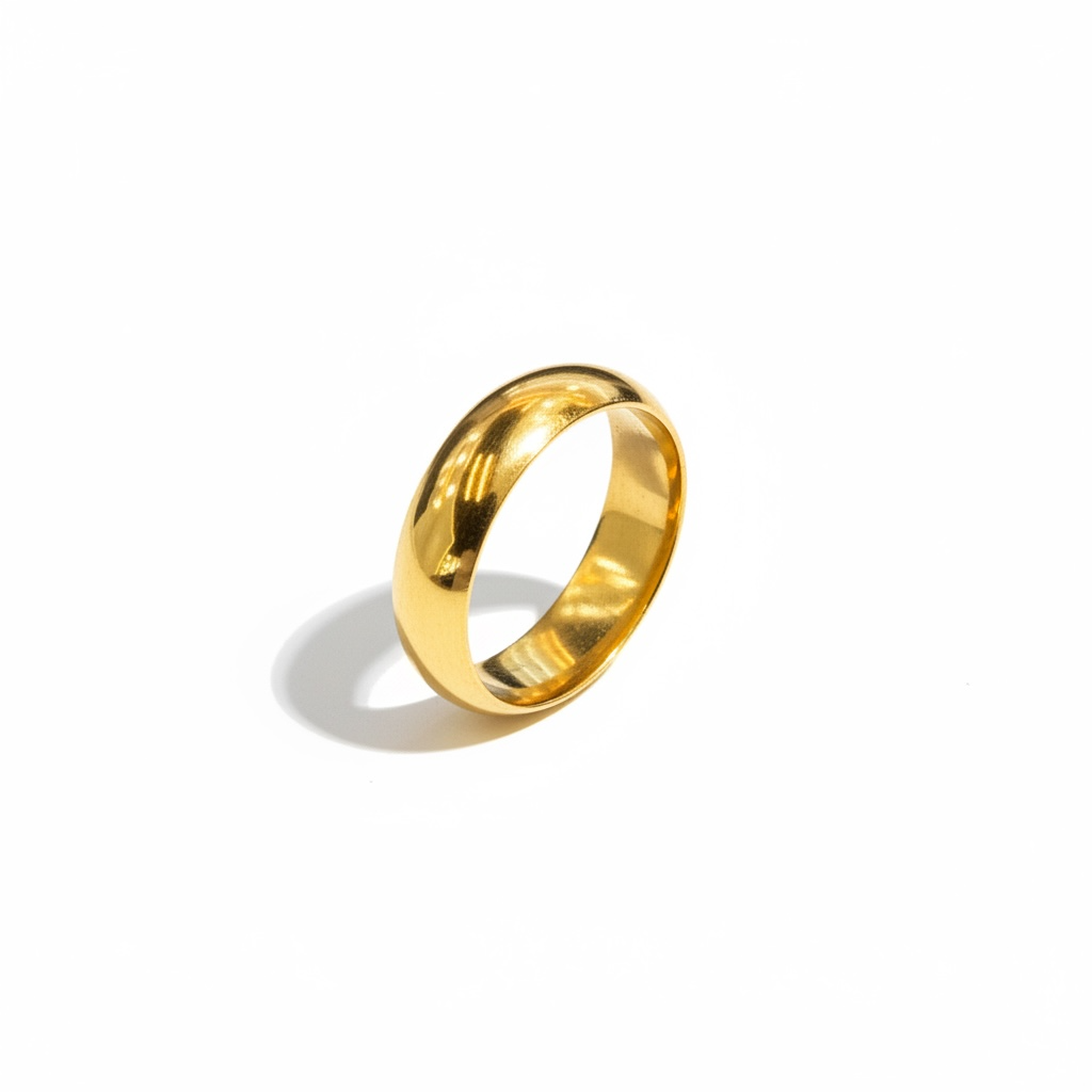 Argolla Clásica Lustre 5mm 10K