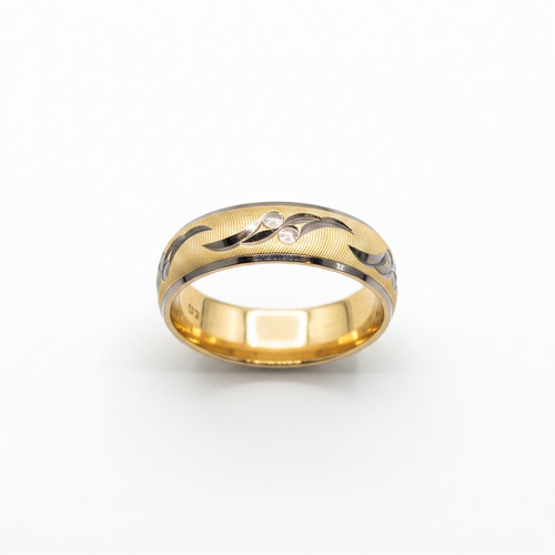 Argolla Serpentina con Rodio 5mm 10K