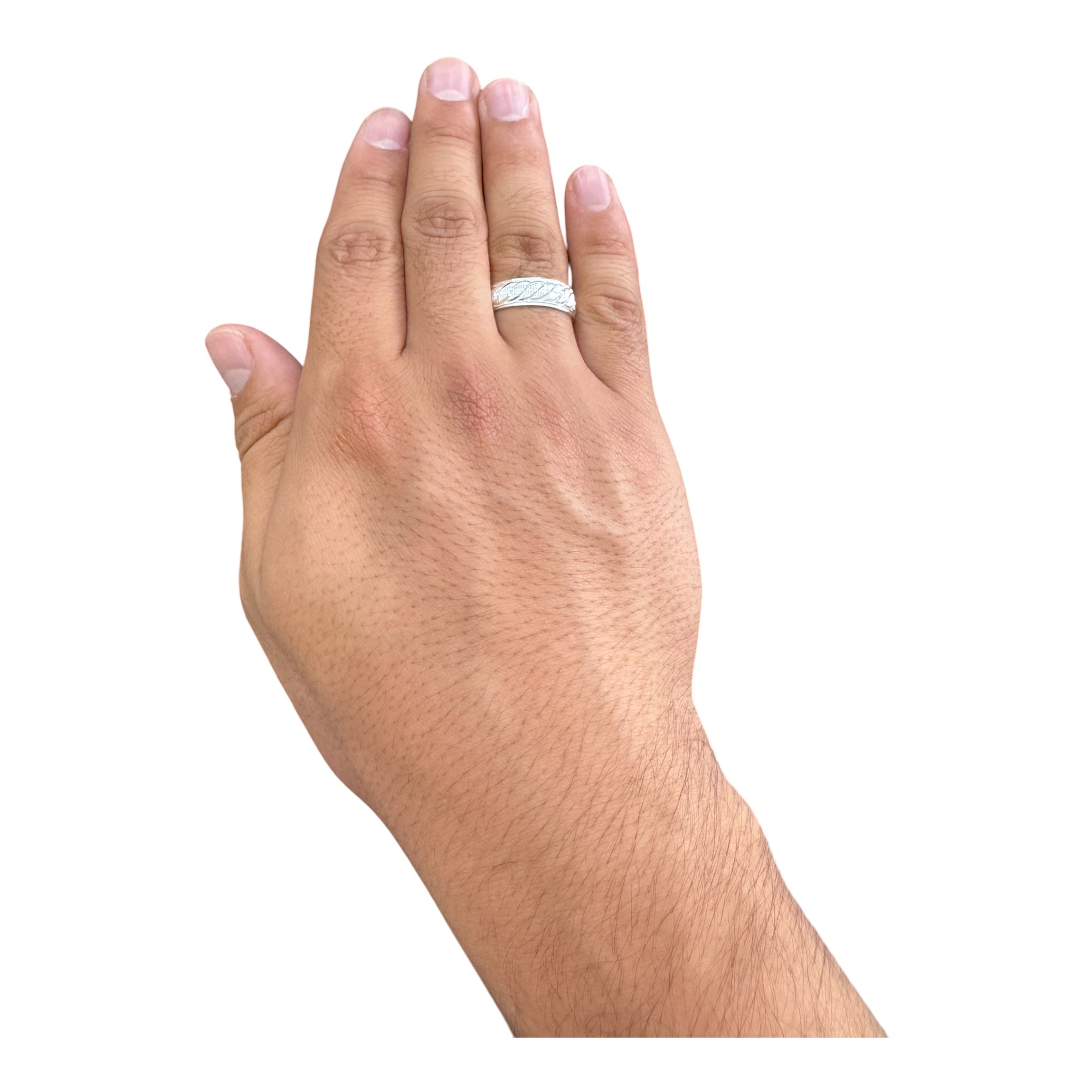 Argolla Víbora Plata .925 6mm