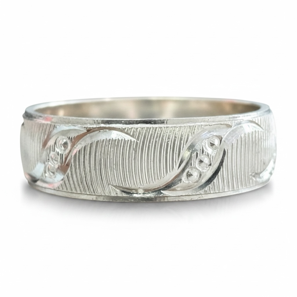 Argolla Serpentina 4mm Plata .925