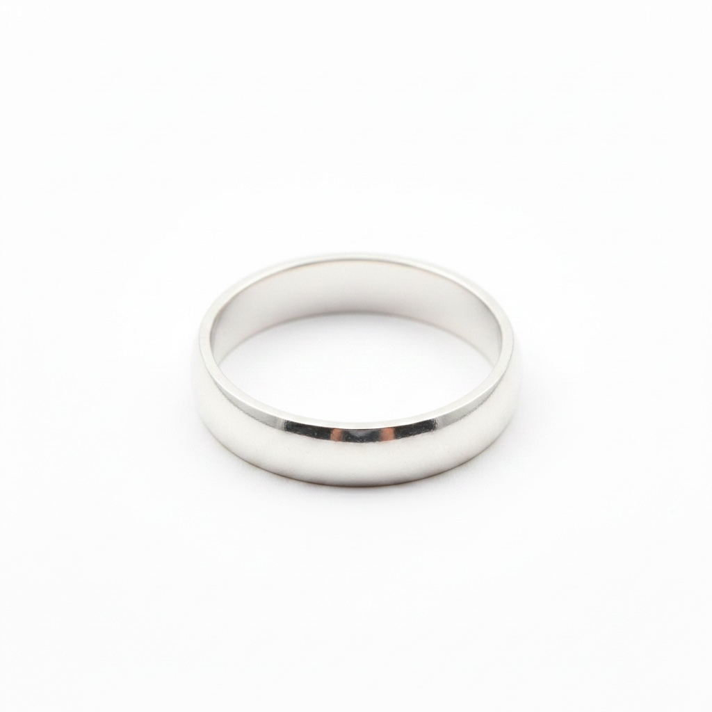 Argolla Lisa Delgada 4.3mm Plata .925