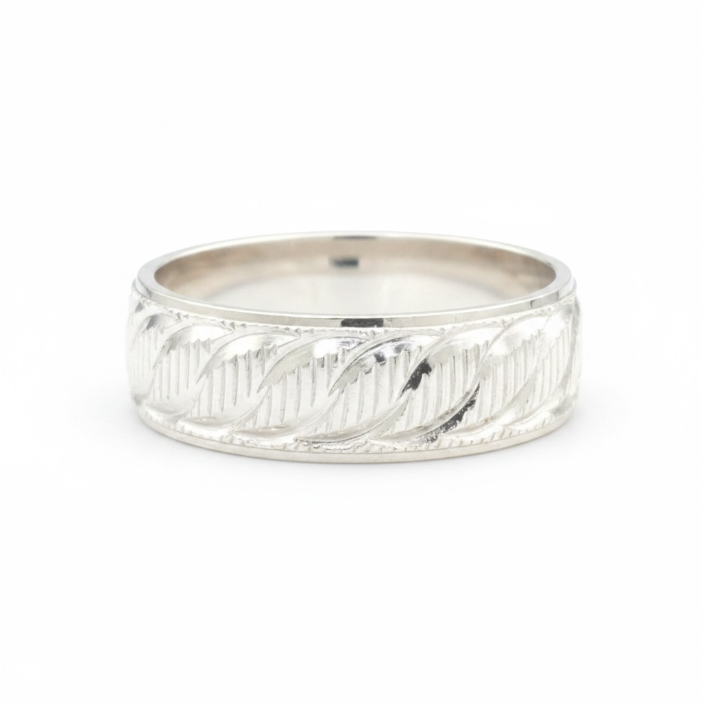 Argolla Víbora Plata .925 6mm