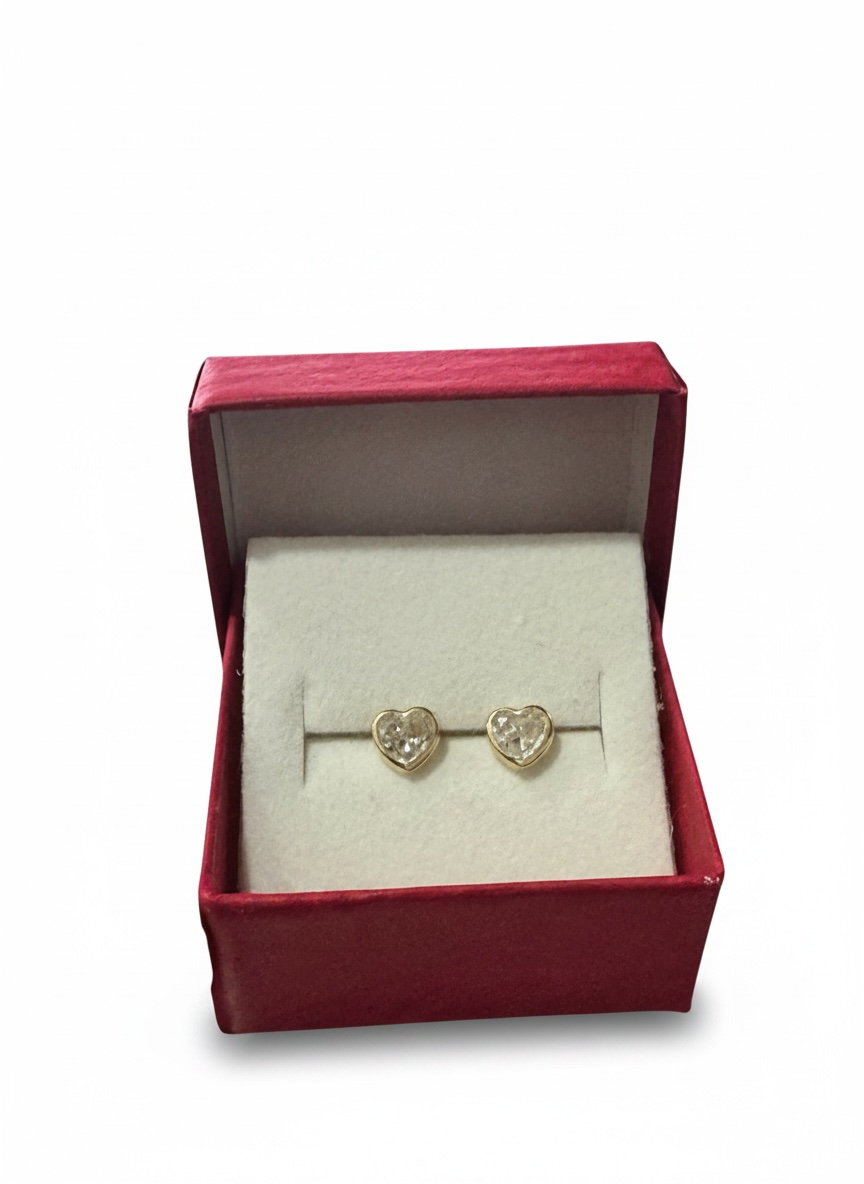 Broquel Bisel Corazón T5 10K