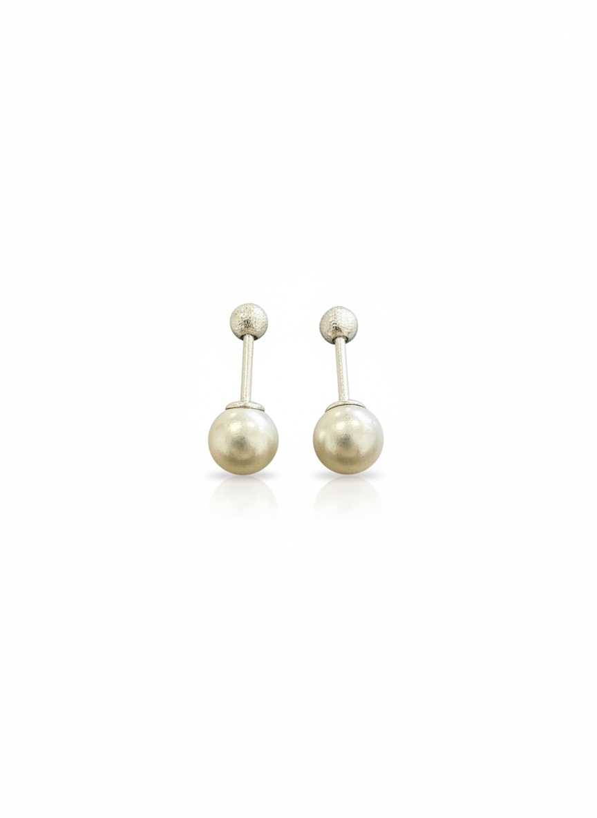 Broquel Perla Plata .925 | De 4mm a 13.5mm