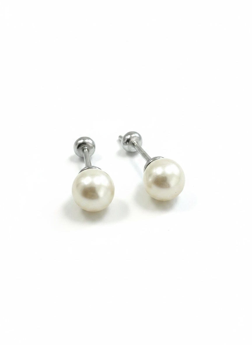 Broquel Perla Plata .925 | De 4mm a 13.5mm