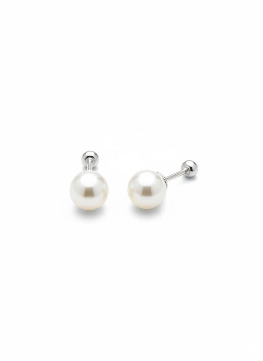 Broquel Perla Plata .925 | De 4mm a 13.5mm