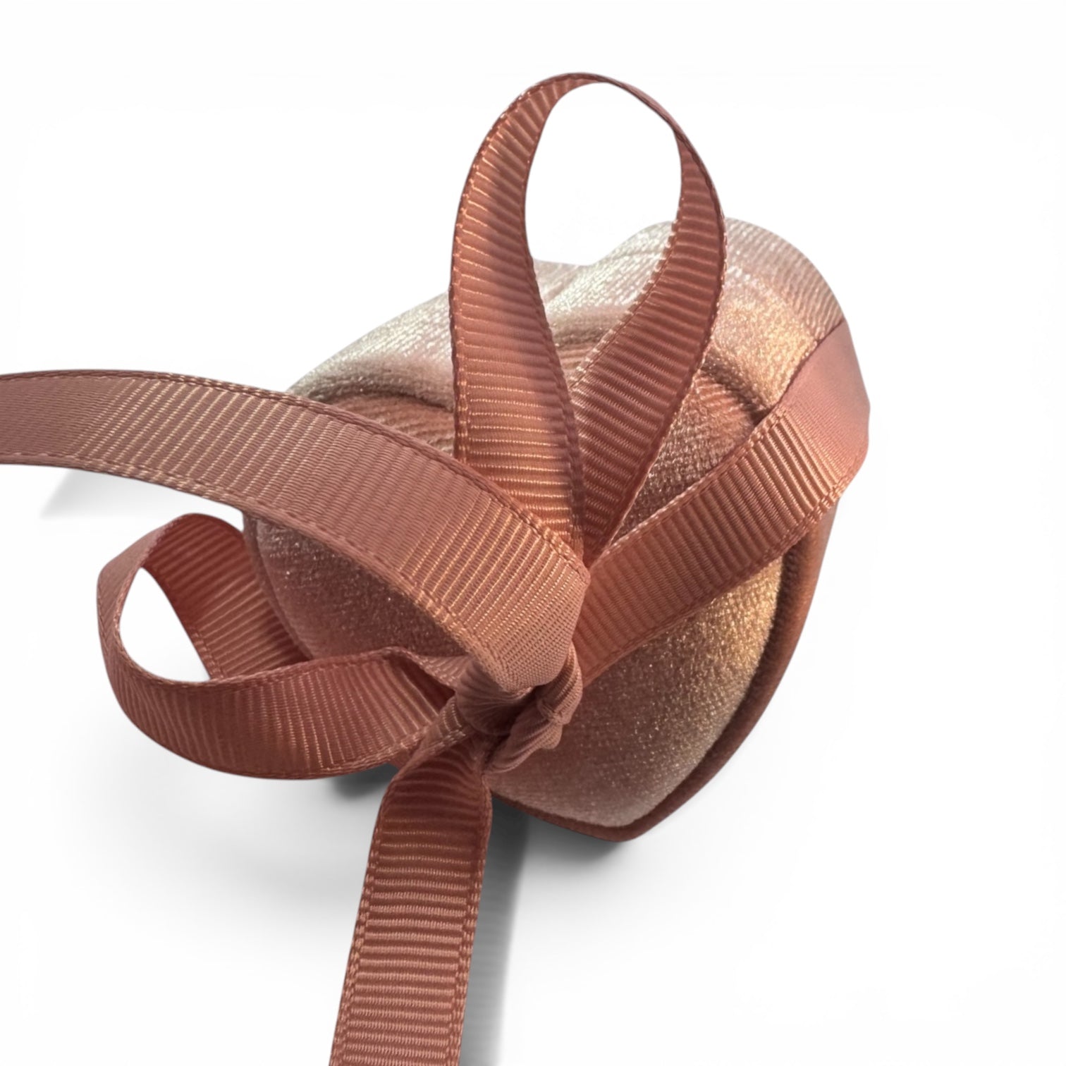 Caja de Regalo Corazón con Moño | Gamuza Rosa