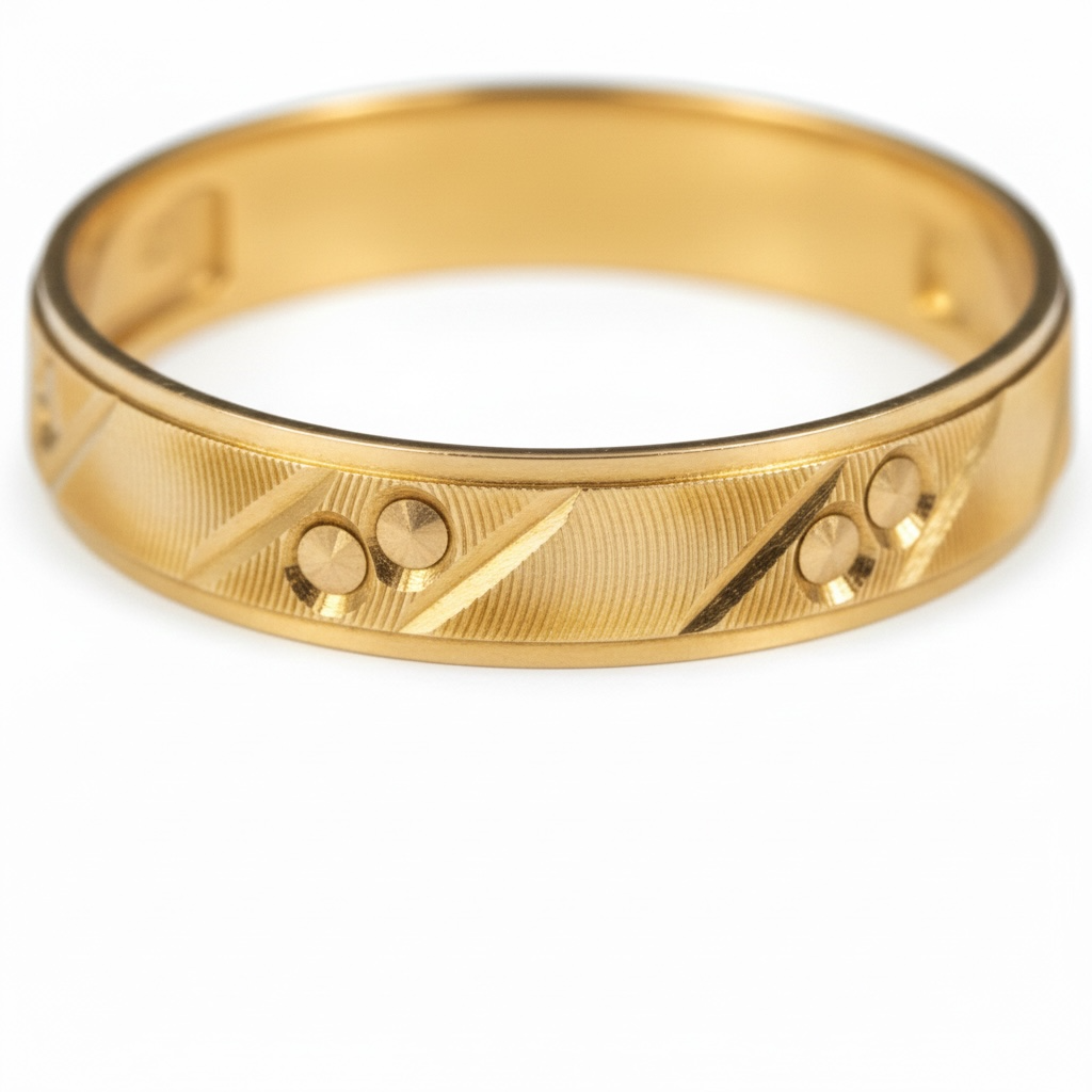 Argolla Serpentina 4mm de Oro 10K