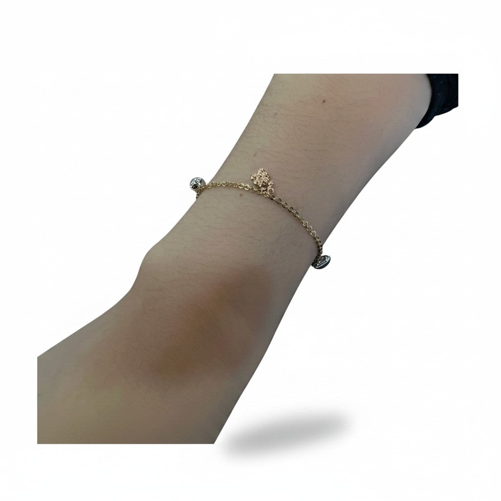Pulsera Estilo Charms de Oro 10K