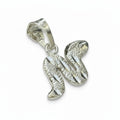 Dije Serpiente Diamantada en Plata .925