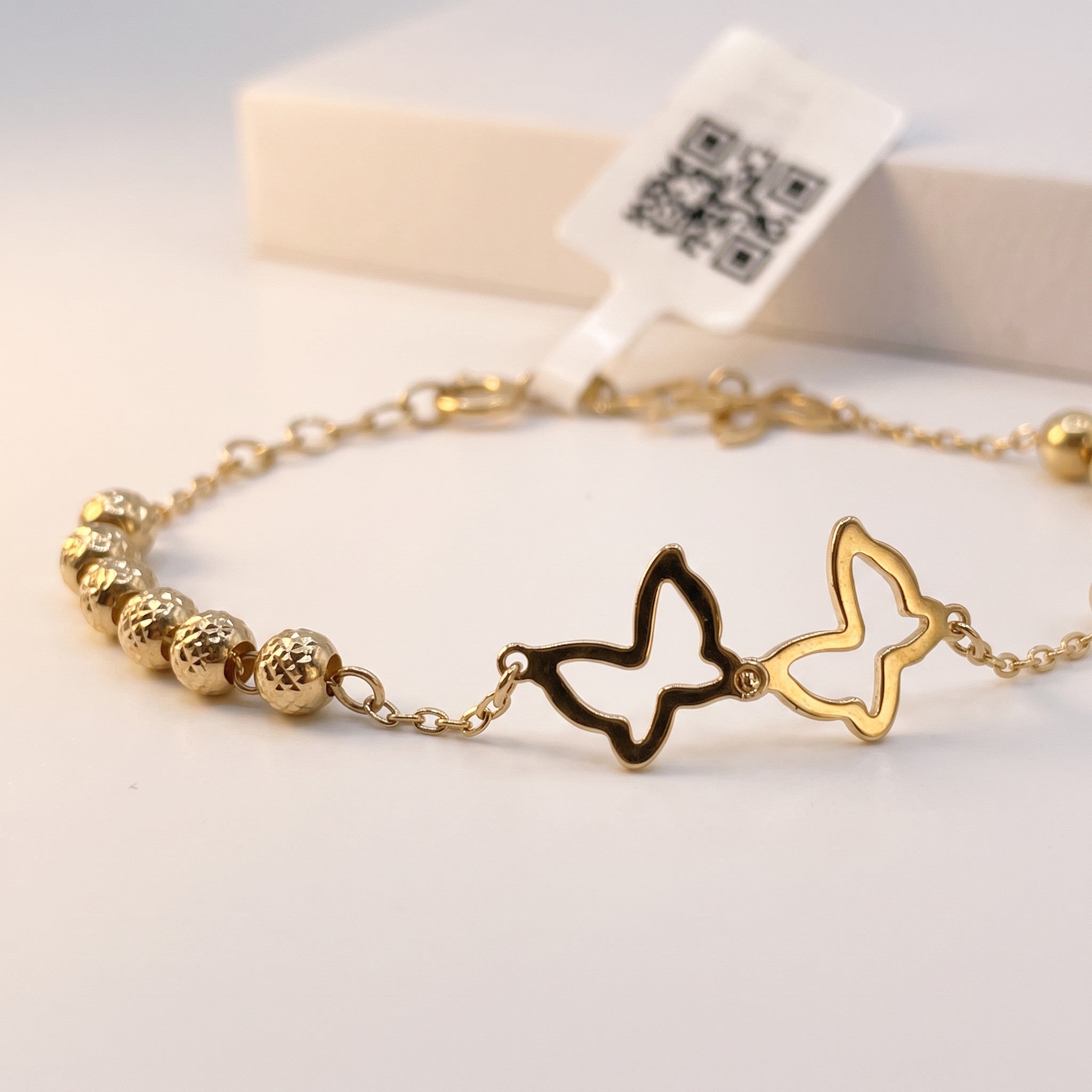 Pulsera Mariposas de Oro 10K