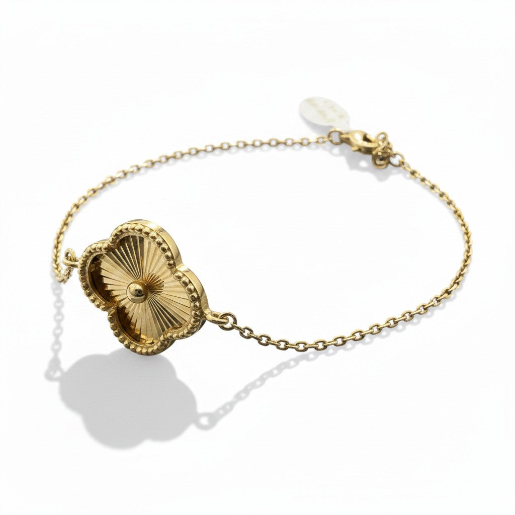 Pulsera Trébol de Oro 10K