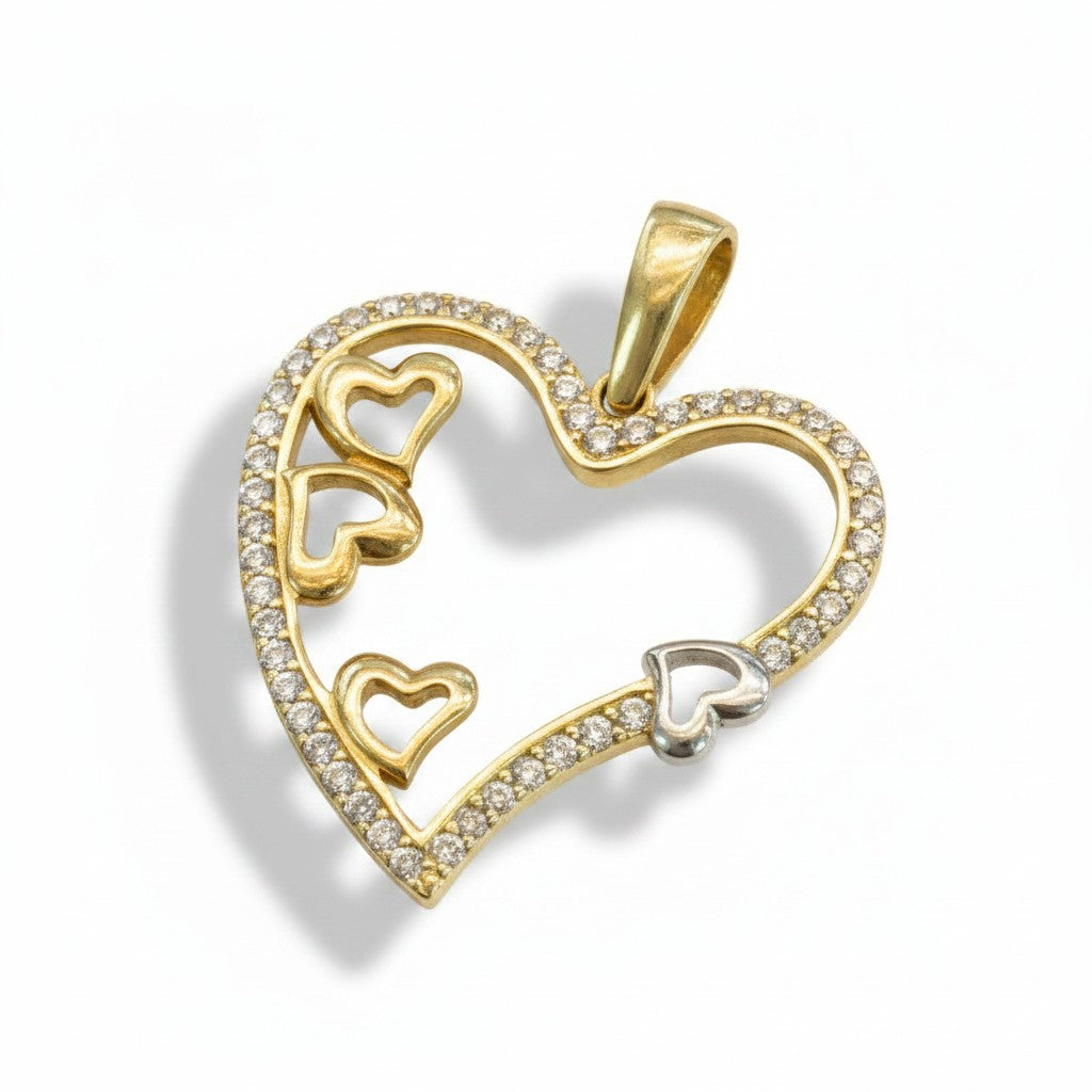 Dije Corazón – Oro 10K