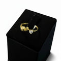 Anillo de Caricatura con Zirconia Oro 10K