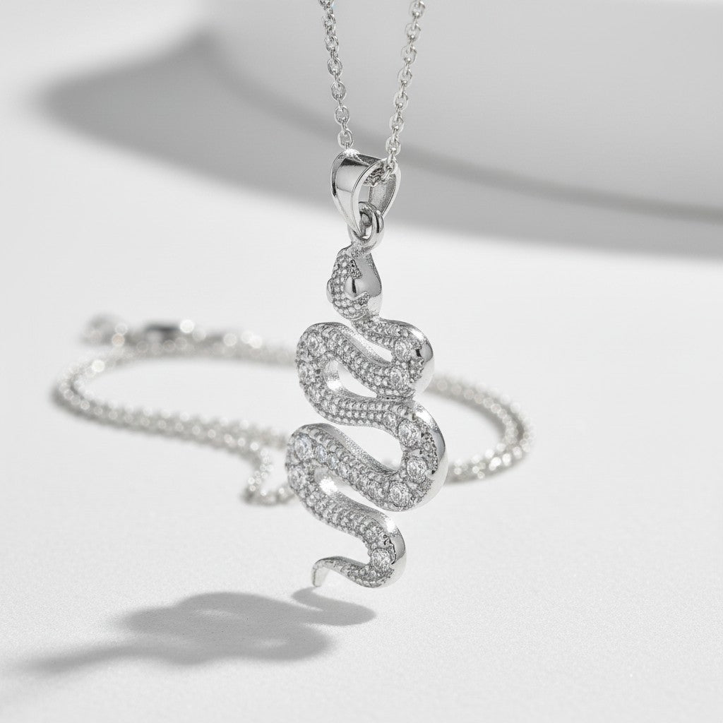 Dije Serpiente en Plata .925