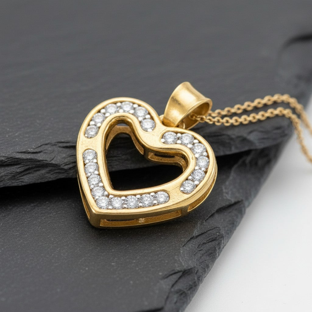 Dije Corazón Mini – Oro 10K