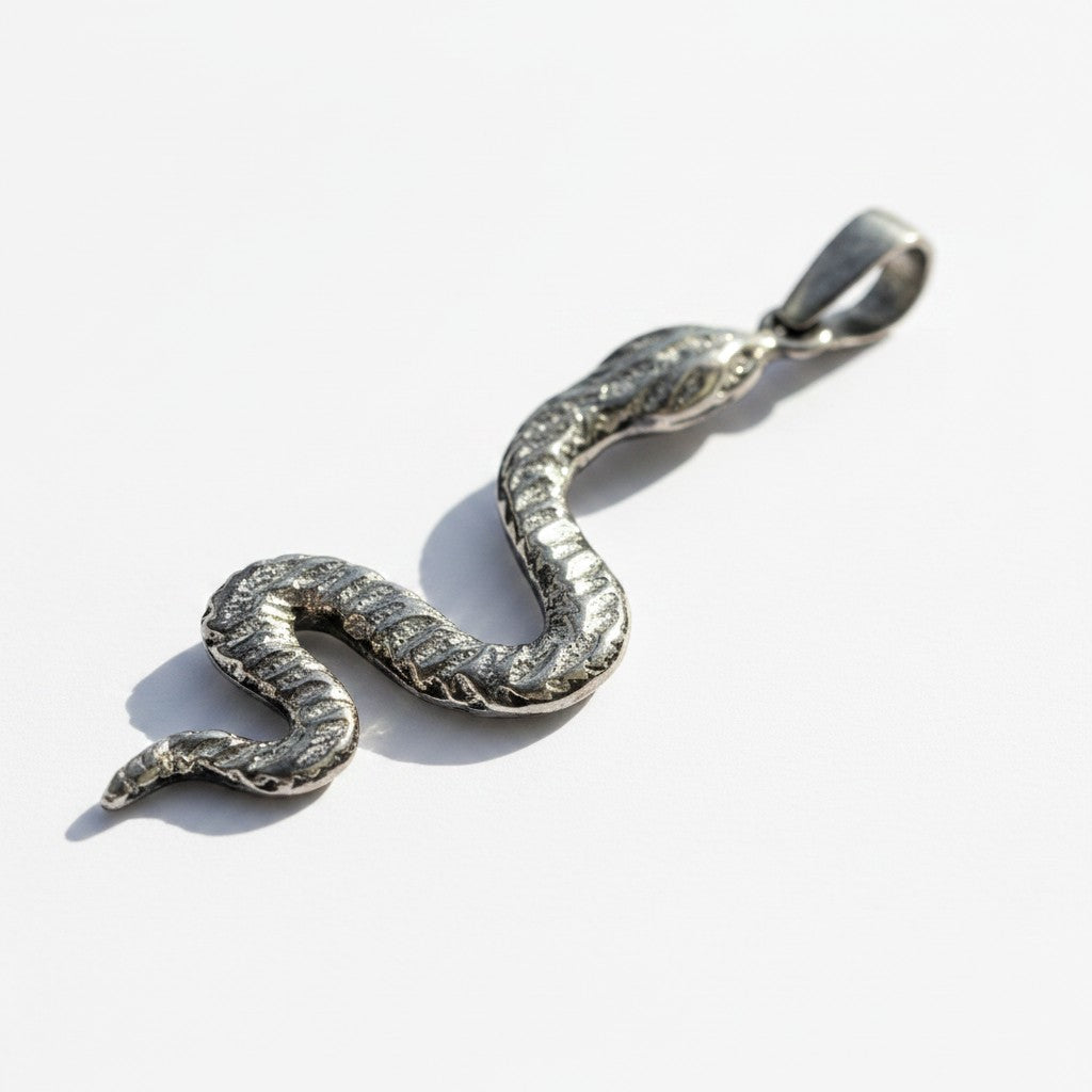 Dije Serpiente en Plata .925