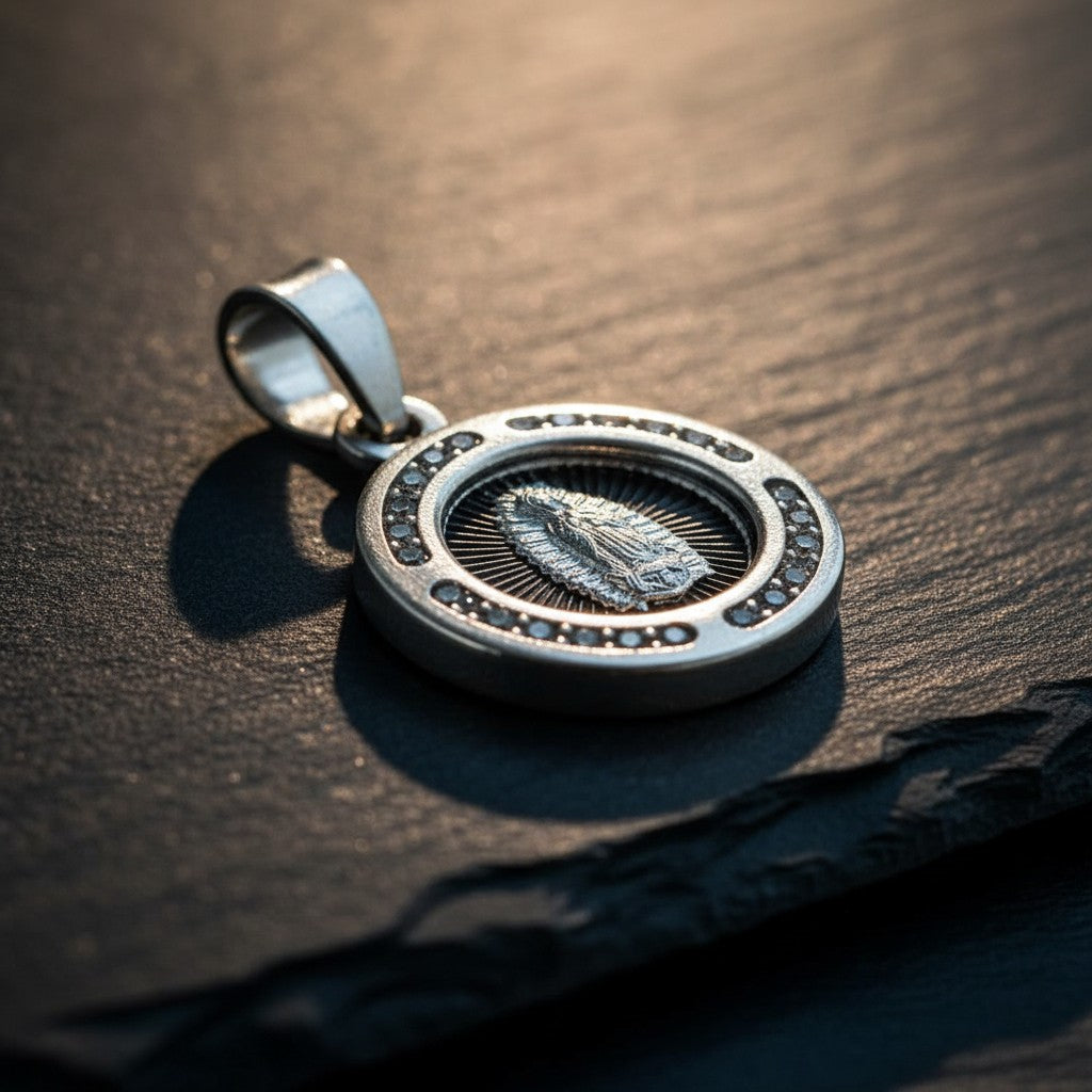 Medalla de Bautizo Virgen de Guadalupe – Plata .925