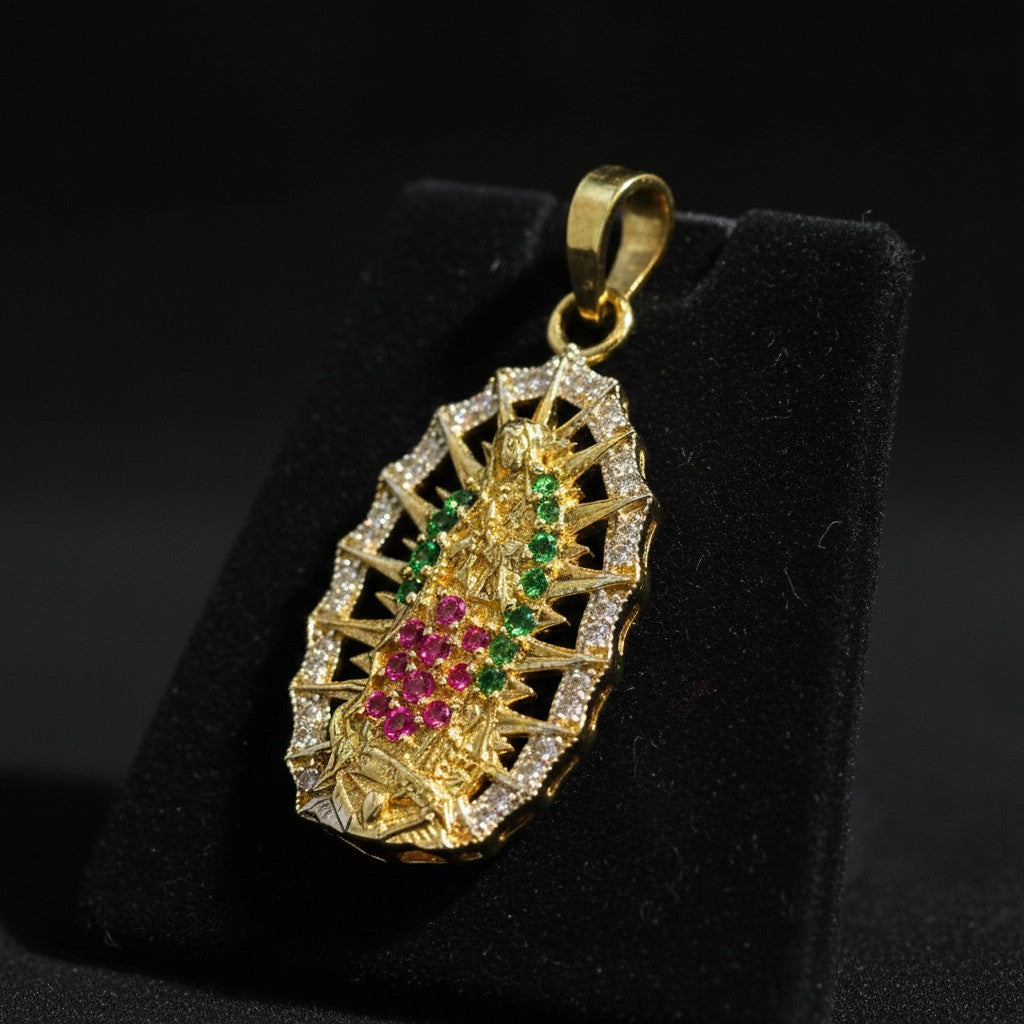 Medalla Virgen de Guadalupe Oro 10K