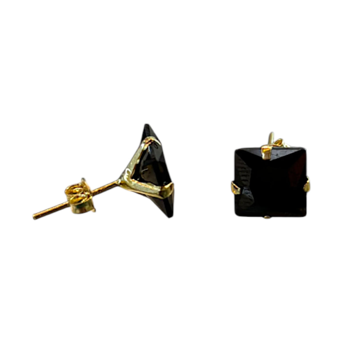 Broquel Recto Color de Oro 10K